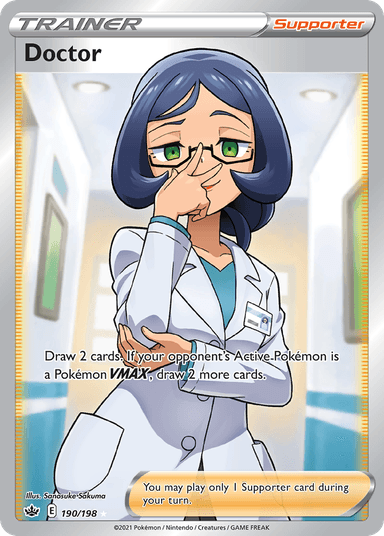 Carta Doctor 190/198 do set Chilling Reign — Pokémon TCG | Bynx