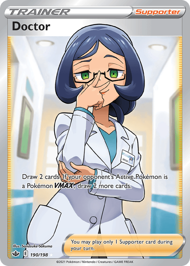 Carta Doctor 190/198 do set Chilling Reign — Pokémon TCG | Bynx