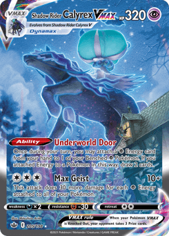 Shadow Rider Calyrex VMAX 205 — Chilling Reign