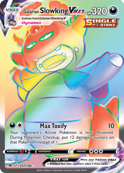 Galarian Slowking VMAX 207 — Chilling Reign