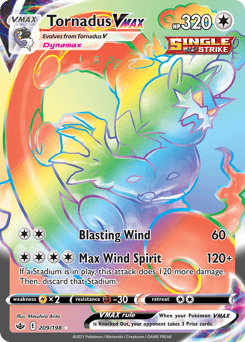 Tornadus VMAX 209 — Chilling Reign
