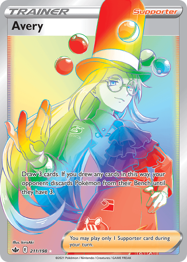 Carta Avery 211/198 do set Chilling Reign — Pokémon TCG | Bynx