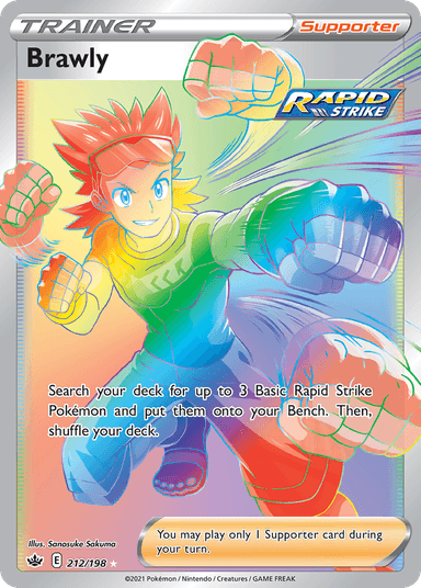 Carta Brawly 212/198 do set Chilling Reign — Pokémon TCG | Bynx