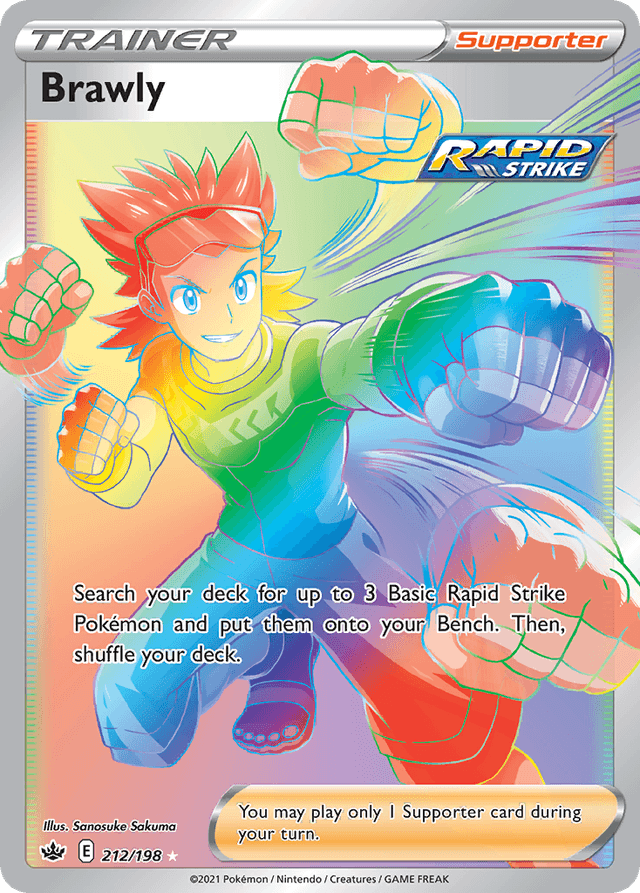 Carta Brawly 212/198 do set Chilling Reign — Pokémon TCG | Bynx