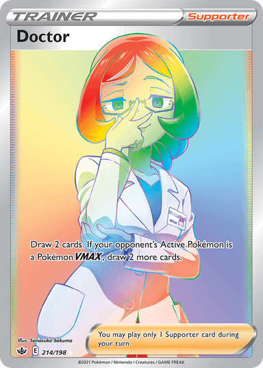 Carta Doctor 214/198 do set Chilling Reign — Pokémon TCG | Bynx