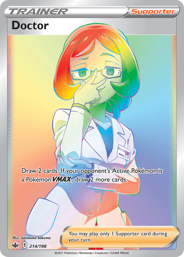 Carta Doctor 214/198 do set Chilling Reign — Pokémon TCG | Bynx