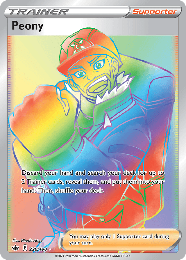 Carta Peony 220/198 do set Chilling Reign — Pokémon TCG | Bynx
