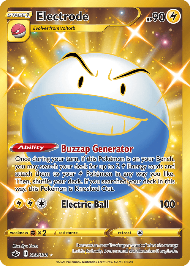 Carta Electrode 222/198 do set Chilling Reign — Pokémon TCG | Bynx