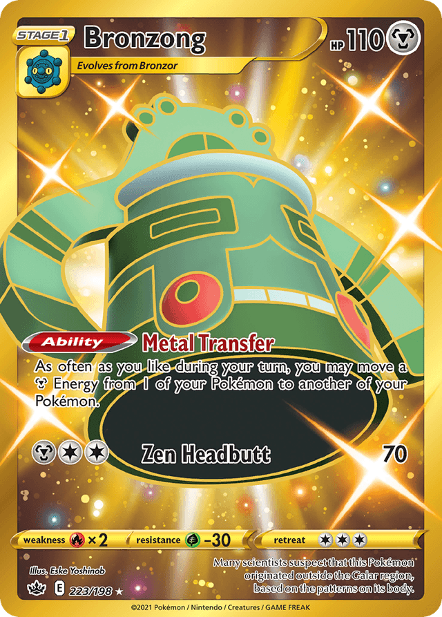 Carta Bronzong 223/198 do set Chilling Reign — Pokémon TCG | Bynx