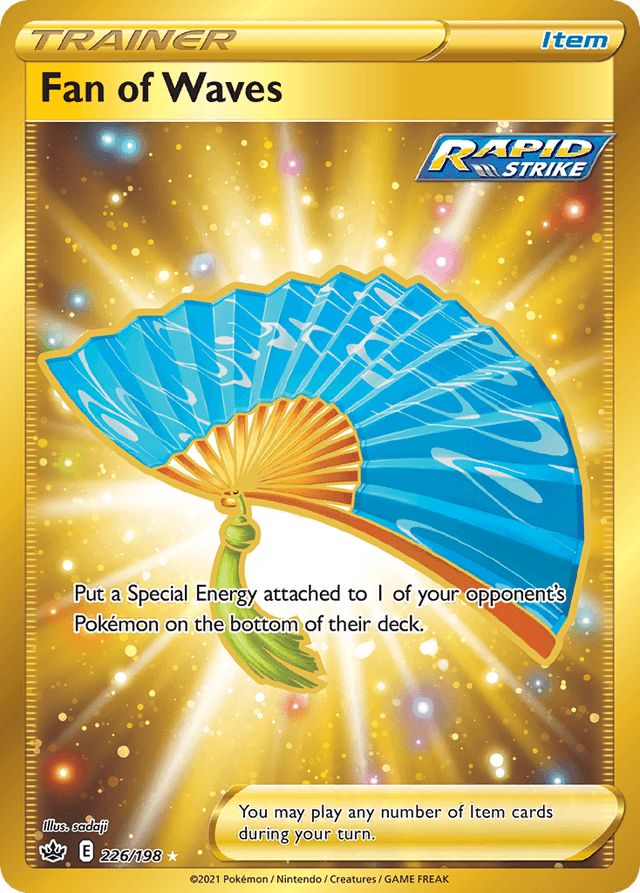 Carta Fan of Waves 226/198 do set Chilling Reign — Pokémon TCG | Bynx