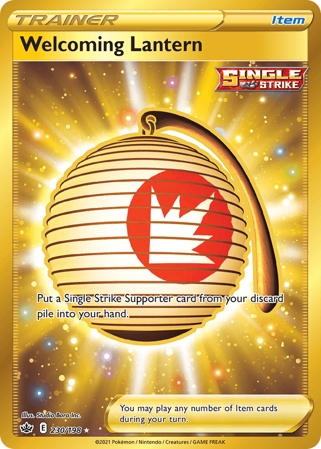 Carta Welcoming Lantern 230/198 do set Chilling Reign — Pokémon TCG | Bynx
