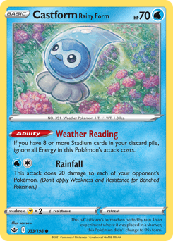 Castform Rainy Form 33 — Chilling Reign