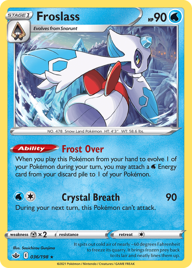 Carta Froslass 36/198 do set Chilling Reign — Pokémon TCG | Bynx