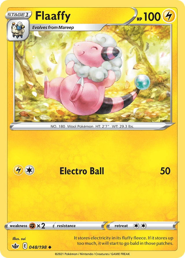 Carta Flaaffy 48/198 do set Chilling Reign — Pokémon TCG | Bynx