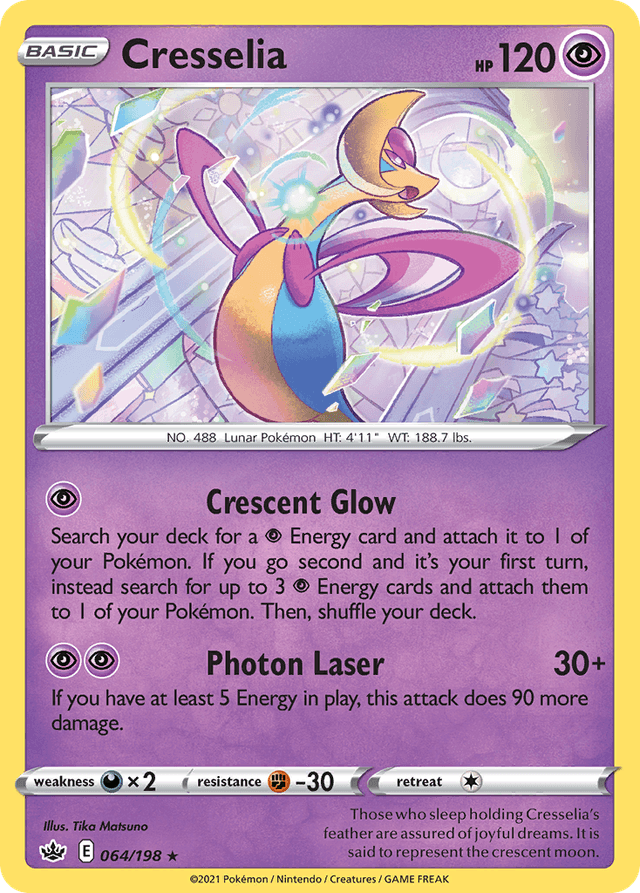 Carta Cresselia 64/198 do set Chilling Reign — Pokémon TCG | Bynx