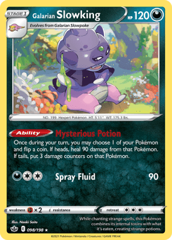 Galarian Slowking 98 — Chilling Reign