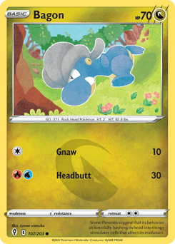 Bagon 107/203 — Evolving Skies