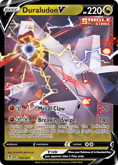 Carta Duraludon V 122/203 do set Evolving Skies — Pokémon TCG | Bynx