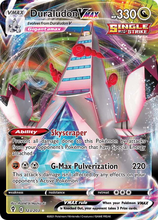 Carta Duraludon VMAX 123/203 do set Evolving Skies — Pokémon TCG | Bynx