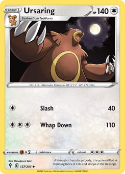 Ursaring 127/203 — Céus em Evolução