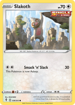 Slakoth 129/203 — Céus em Evolução