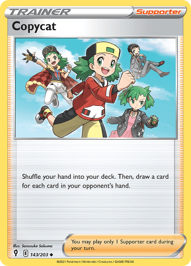 Carta Copycat 143/203 do set Evolving Skies — Pokémon TCG | Bynx