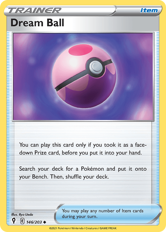Carta Dream Ball 146/203 do set Evolving Skies — Pokémon TCG | Bynx