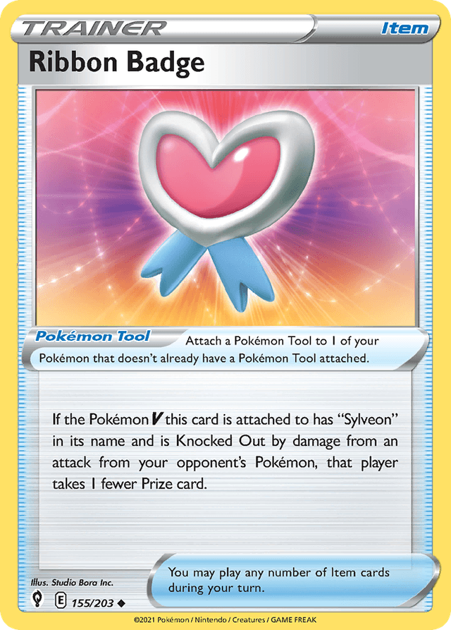 Carta Ribbon Badge 155/203 do set Evolving Skies — Pokémon TCG | Bynx