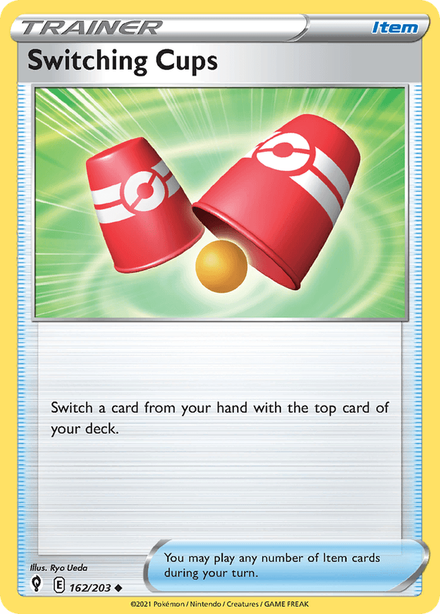 Carta Switching Cups 162/203 do set Evolving Skies — Pokémon TCG | Bynx