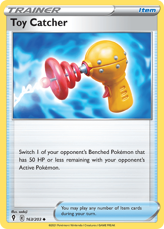 Carta Toy Catcher 163/203 do set Evolving Skies — Pokémon TCG | Bynx