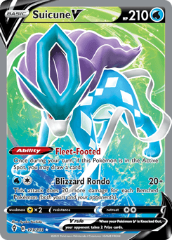 Suicune V 173/203 — Céus em Evolução
