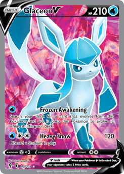 Glaceon V 174/203 — Céus em Evolução