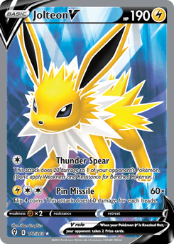 Jolteon V 177 — Evolving Skies