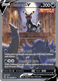 Umbreon V 189 — Evolving Skies