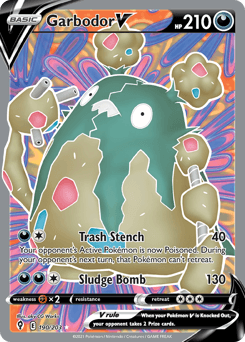 Garbodor V 190/203 — Evolving Skies