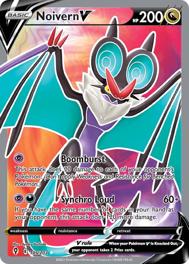 Carta Noivern V 195/203 do set Evolving Skies — Pokémon TCG | Bynx