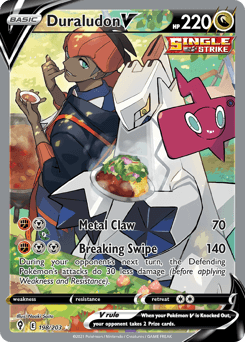 Carta Duraludon V 198 do set Evolving Skies — Pokémon TCG | Bynx