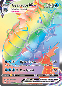 Gyarados VMAX 207 — Evolving Skies
