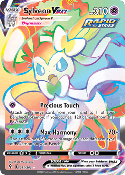 Sylveon VMAX 211 — Evolving Skies
