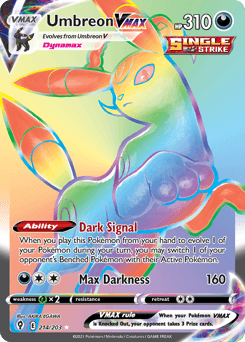 Umbreon VMAX 214 — Evolving Skies