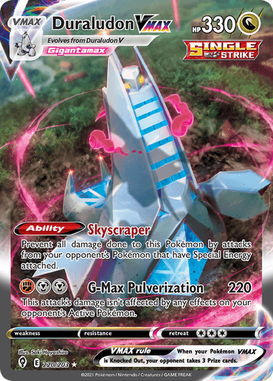 Carta Duraludon VMAX 220/203 do set Evolving Skies — Pokémon TCG | Bynx
