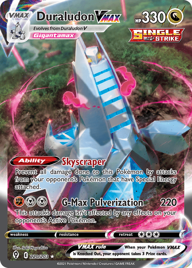 Carta Duraludon VMAX 220/203 do set Evolving Skies — Pokémon TCG | Bynx