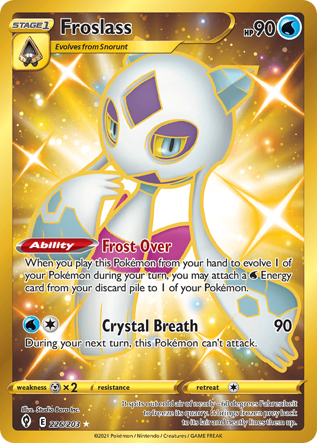 Carta Froslass 226/203 do set Evolving Skies — Pokémon TCG | Bynx