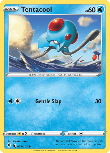 Carta Tentacool 26/203 do set Evolving Skies — Pokémon TCG | Bynx