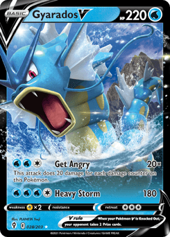 Gyarados V 28 — Evolving Skies