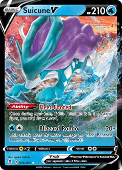Suicune V 31/203 — Céus em Evolução