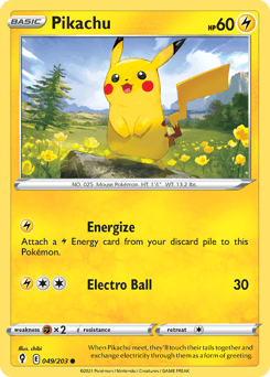 Pikachu 49 — Evolving Skies