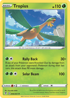 Tropius 6/203 — Céus em Evolução