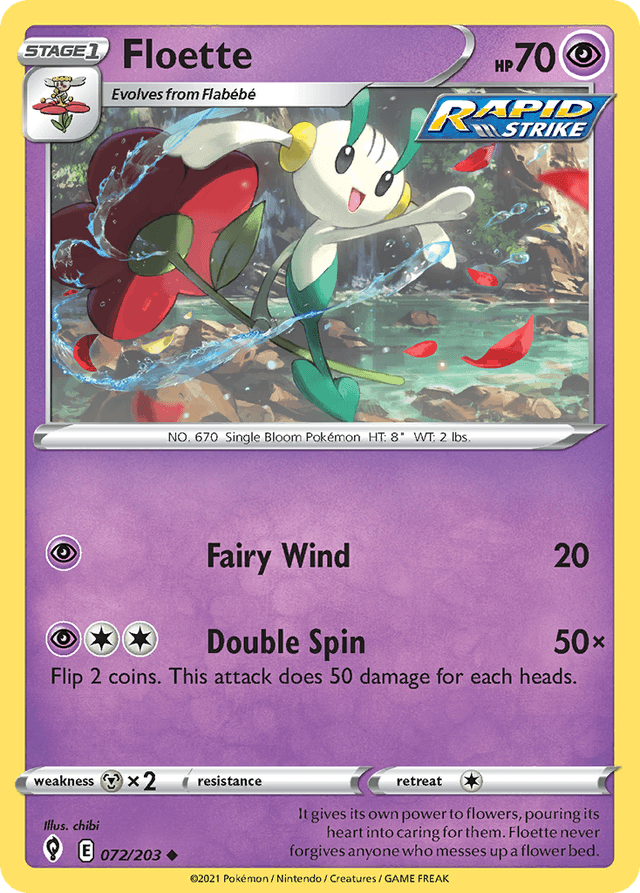Carta Floette 72/203 do set Evolving Skies — Pokémon TCG | Bynx