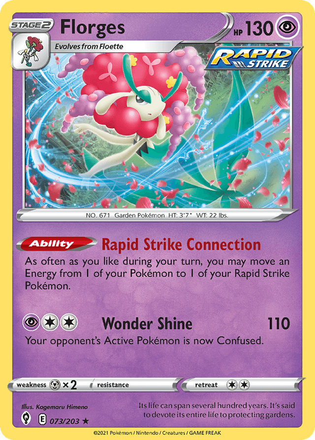 Carta Florges 73/203 do set Evolving Skies — Pokémon TCG | Bynx